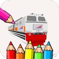 coloring train game
