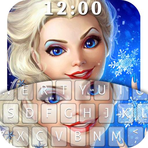 The Snow Queen Keyboard Lock Screen