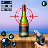 Real Bottle Shooting Game on 9Apps