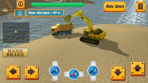 Mô phỏng máy đào cát sông 3D screenshot 7