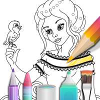 Princess coloring book on 9Apps