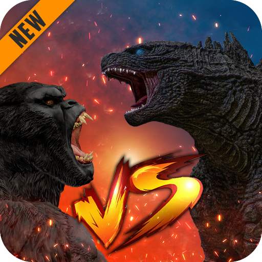 Godzilla & Kong 2021: Angry Monster Fighting Games