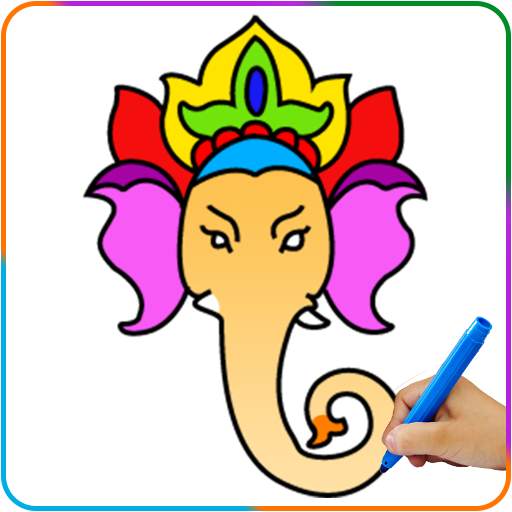 Lord Ganesha Paint, Ganesha Coloring Pictures