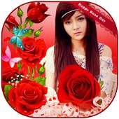 Rose Dual Photo Frame on 9Apps