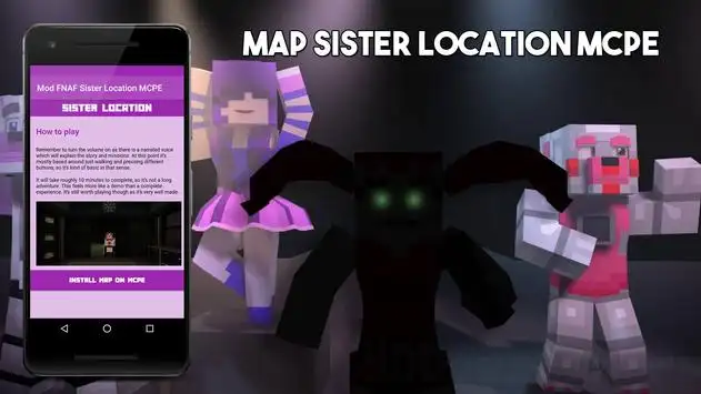 FNAF Sister Location Maps for Minecraft PE APK for Android Download