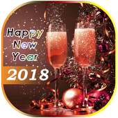 Happy New Year 2018 photo frame on 9Apps