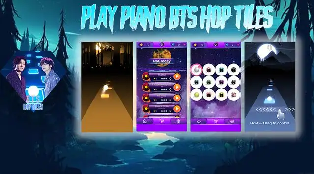 BTS TILES HOP: KPOP Piano Tiles Hop screenshot 1
