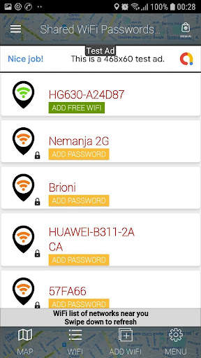 WiFi Passwords Map screenshot 3