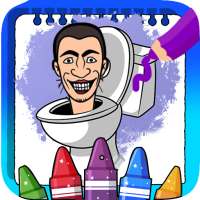 Skibidi Toilet Coloring Game