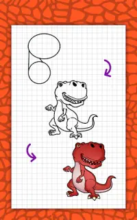 Descarga de la aplicación Cómo dibujar dinosaurios lindos paso a paso 2023  - Gratis - 9Apps
