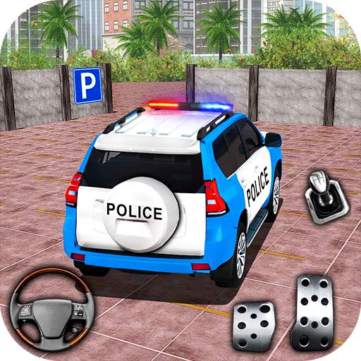 Police Spooky Jeep Parking Simulator - Car Driving