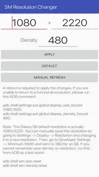 SM Resolution Changer На Андроид App Скачать - 9Apps
