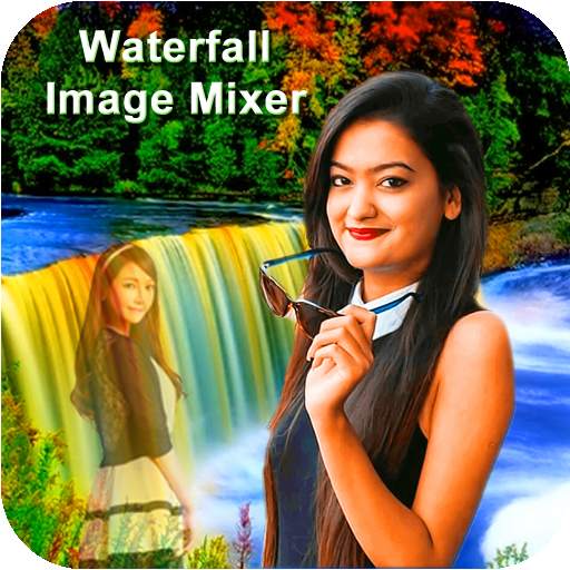 Waterfall Photo Blender : Photo Mixer