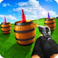 Bottle gun shooting game : Bottle Shooting