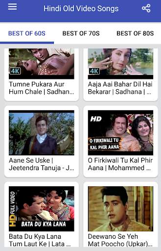Hindi Old Songs 2 تصوير الشاشة