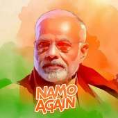 NaMo Again - I Support Modi Slogans