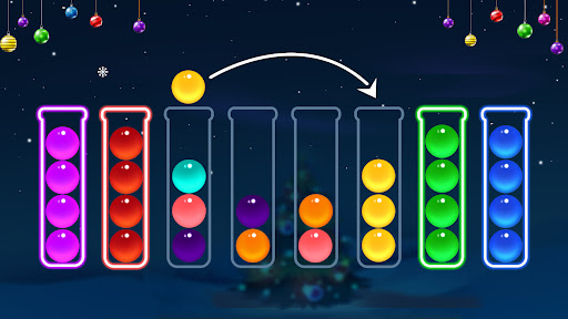 Bubble Sort Color Puzzle screenshot 1
