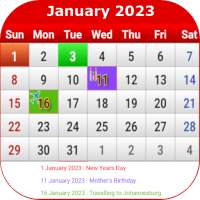 South African Calendar