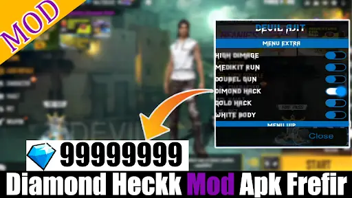 Melhor Mod menu free fire Hack Grátis Antiban Aimkill 🔥 Como Baixar e  Instalar 