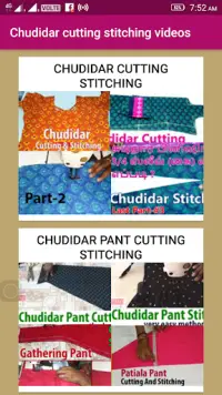 Chudidar Cutting Stitching Videos