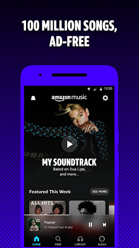 Amazon Music: Songs & Podcasts screenshot 1