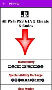Codes GTA 5 for PS4 APK pour Android Télécharger