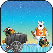 Angry Penguins Adventure - War attack games