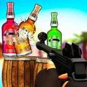 Tiro de garrafa Expert FPS Gun fire game de ação.