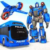 Gorilla Robot transforming game: Bus Robot Car war