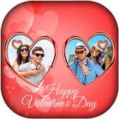 Valentine's Day Dual Photo Frame 2018 on 9Apps