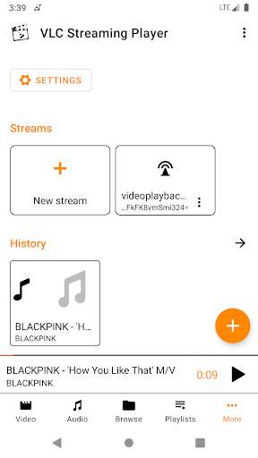 streaming video music Media player For VLC 3 تصوير الشاشة