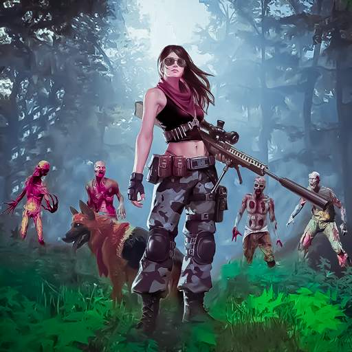 Zombie Hunter 2021: Zombie Sniper Shooting Games