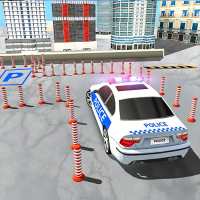 Advance Police Car Parking Game 3D : Spooky Stunt