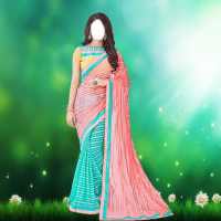 Woman Saree Photo Suit  2018 on 9Apps