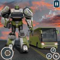Army Robot Bus Simulator : Transport Mission Game