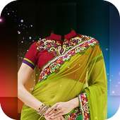 Women Saree Photo Frames