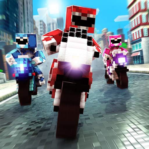 Blocky Super Bike Race Game: Motorcycle Challenge