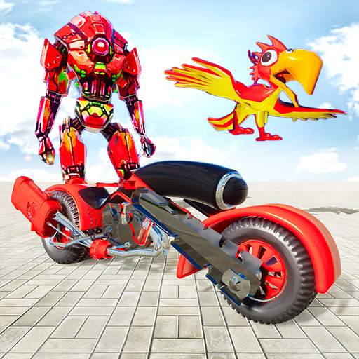 Parrot Robot Transforme: Robot Bike Games