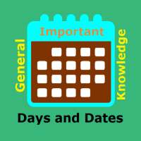 Important days and dates (General Knowledge)