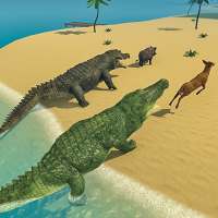 Krokodil familien-Simulator 2021
