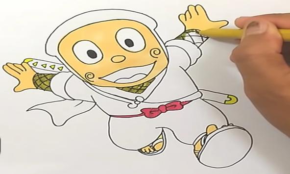 Ninja Hattori drawing|How to Draw Ninja Hattori|Drawing for kids step by  step easy - YouTube