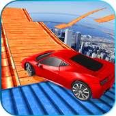 Car Stunts Racing: Impossible Track Rooftop Rider