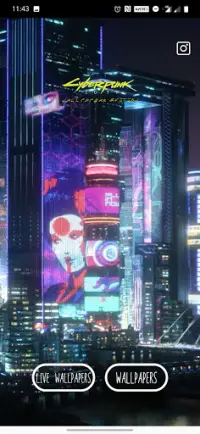 Cyberpunk 2077 Theme Live Wallpaper City SFX ASMR HD 