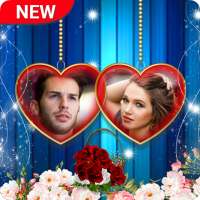 Dual Photo frame- Bouquets on 9Apps