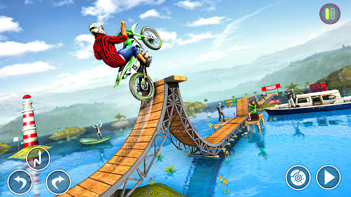 Bike Stunt 3d Motorcycle Games screenshot 4
