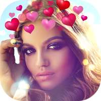 Heart Crown Camera - Kawaii Photo Stickers on 9Apps