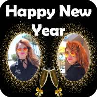 New Year Dual Photo Frame