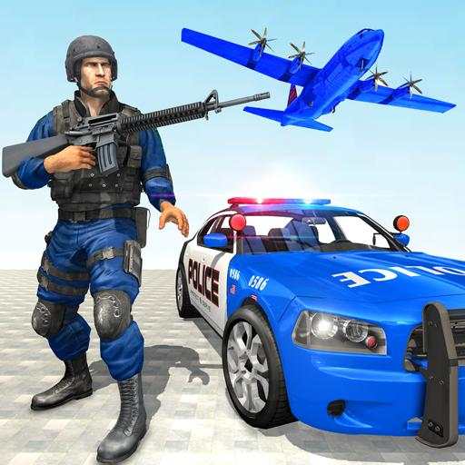 Police Car Transporter Plane – Police Crime City