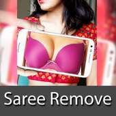 Saree remove xray prank