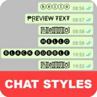 Chat Styles: Teks Keren, Font Stylish utk WHatsapp